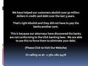 Designed to Provide necessary steps to Eradicate card dues