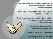 Loans eradicated with our help