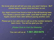 Your  Card liability can be wiped clean!!