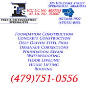 NWA Bella Vista Arkansas Foundation & Basement Repair Contractor