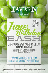 June Birthday Bash Event in New York,  NY