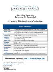 Commercial Mortgage Lenders - Park West Capital