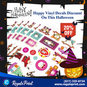 Happy Vinyl Decals Discount On This Halloween | RegaloPrint