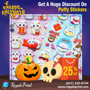 Get A Huge Discount Of 25% On Puffy Stickers | RegaloPrint