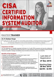 Certified Information Systems Auditor - CISA
