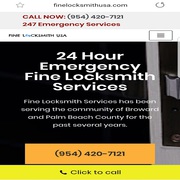 24 Hor uEmergency Fine Locksmith Service   