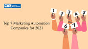 Top 7 Marketing Automation Companies for 2021