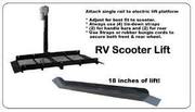 RV motorcycle lift