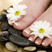 Hot Stone Therapy Pedicure