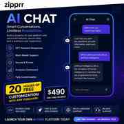 Zipprr AI Chat Software – Scalable AI Chatbot Script for Startup Found